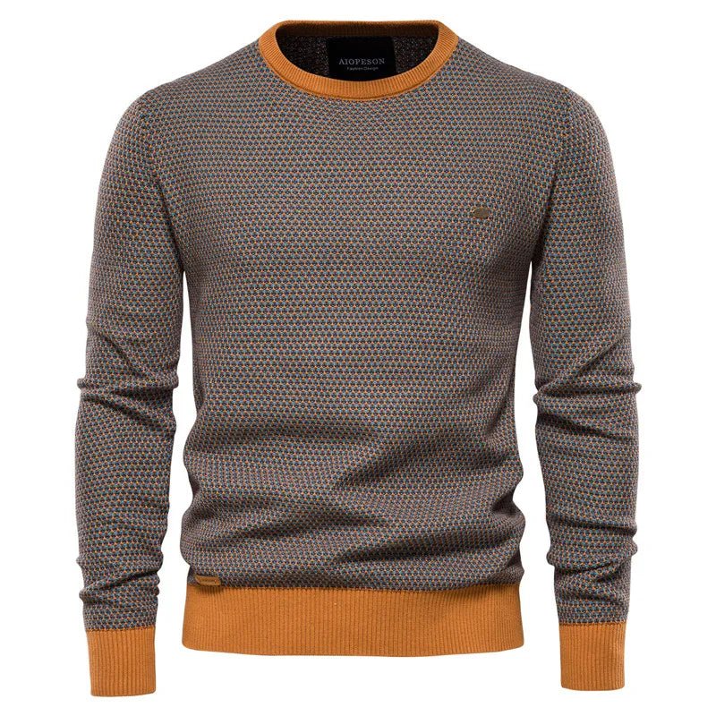 Julius | Pull pour homme avec motif en losanges