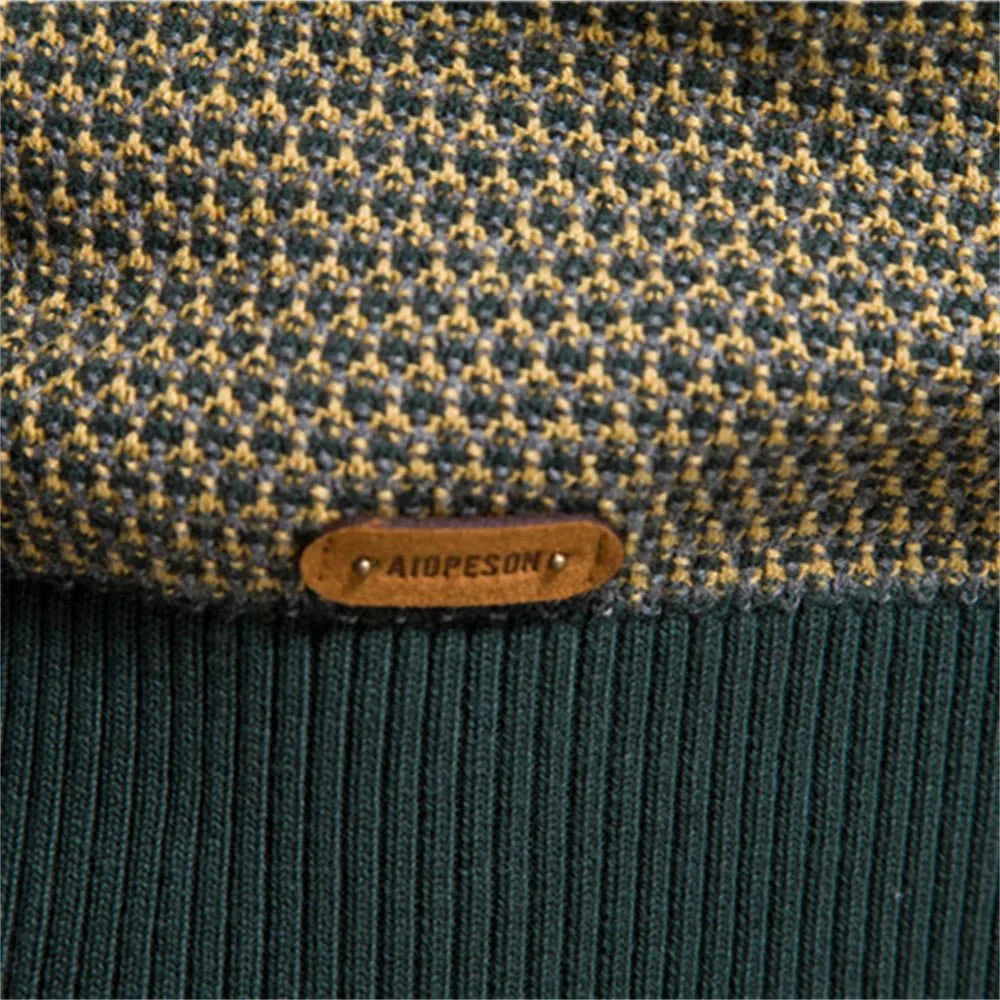 Julius | Pull pour homme avec motif en losanges
