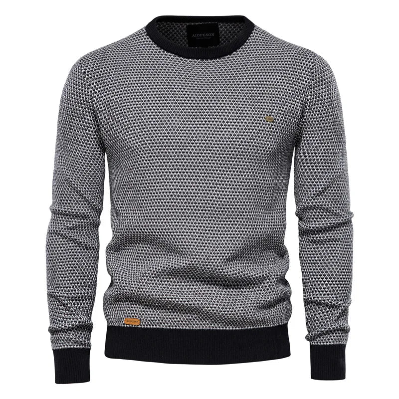 Julius | Pull pour homme avec motif en losanges