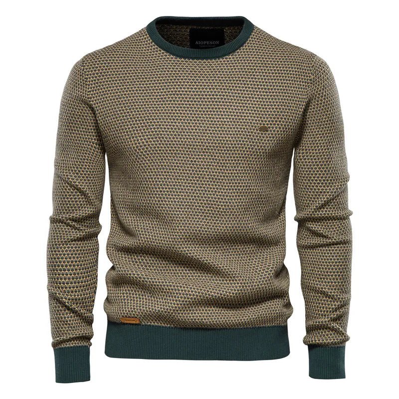 Julius | Pull pour homme avec motif en losanges