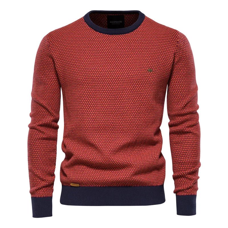 Julius | Pull pour homme avec motif en losanges
