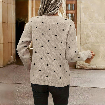 Carolina™ | Pull en Tricot à Pois