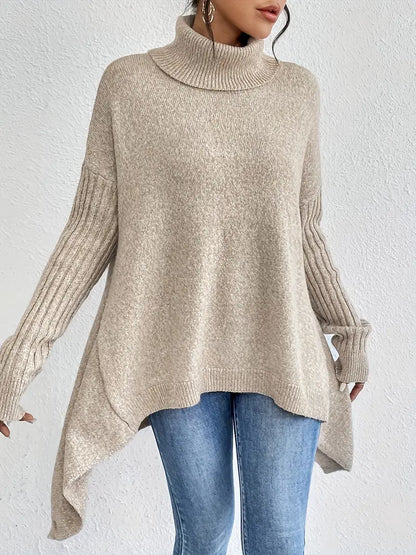 Adela™ | Pull long à col montant