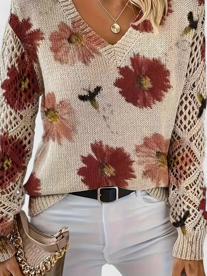 Antonia™ | Pull élégant avec imprimé floral