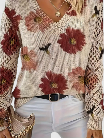 Antonia™ | Pull élégant avec imprimé floral