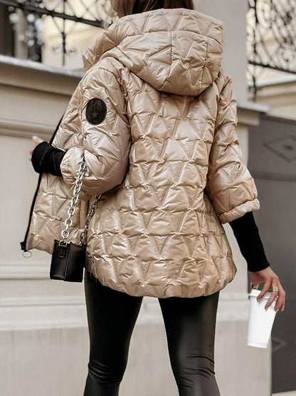 Christina - Veste à capuche en patchwork