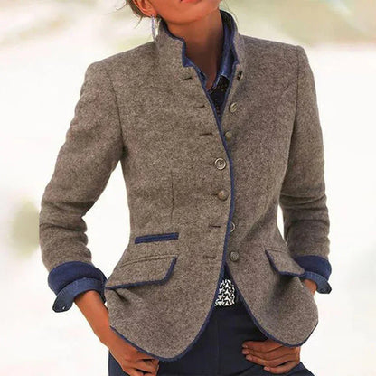 Valeria | Cardigan élégant avec col montant