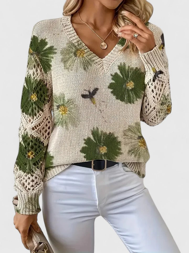 Antonia™ | Pull élégant avec imprimé floral