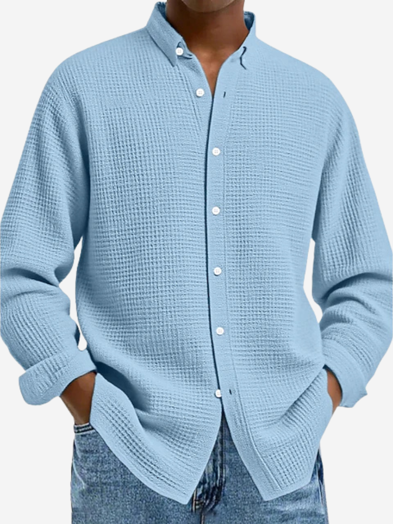 Léandre | Chemise texturée élégante