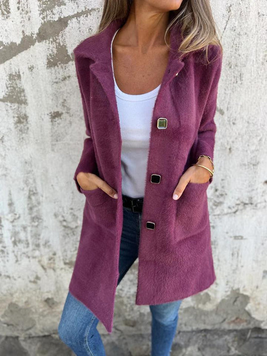 Elodie - Manteau Élégant avec Revers