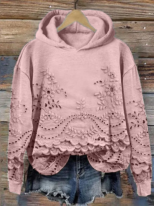 Rosaura™ | Pull avec des détails en dentelle