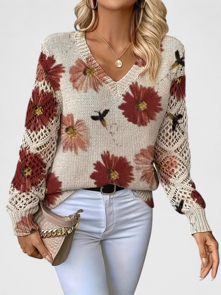 Antonia™ | Pull élégant avec imprimé floral