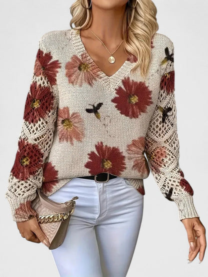 Antonia™ | Pull élégant avec imprimé floral