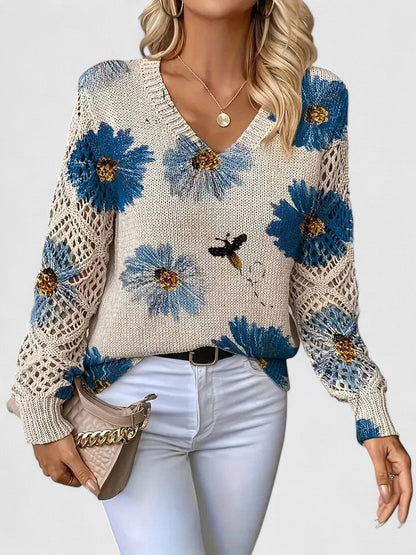 Antonia™ | Pull élégant avec imprimé floral