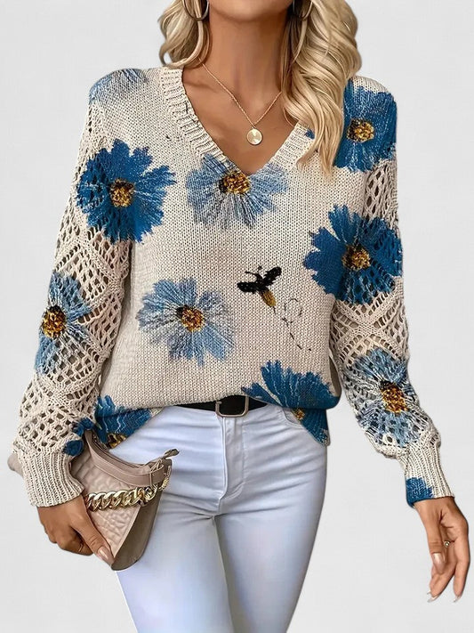 Antonia™ | Pull élégant avec imprimé floral