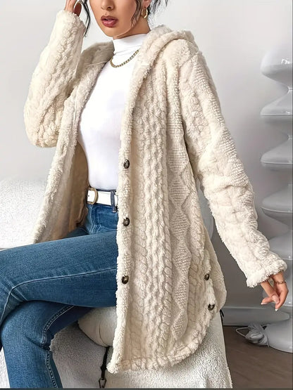 Amalia™ | Cardigan douillet avec capuche
