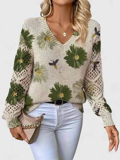 Antonia™ | Pull élégant avec imprimé floral