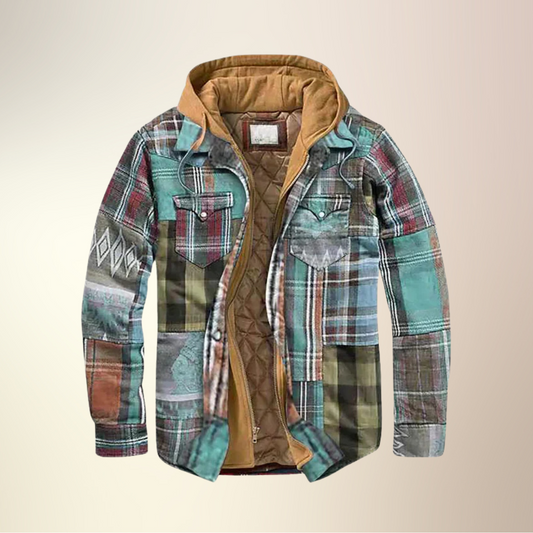 Savrani™ | Veste patchwork à carreaux