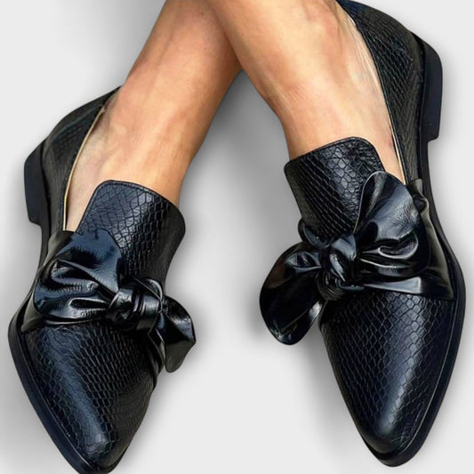 Claudia - Mocassins élégants avec un délicat détail de nœud