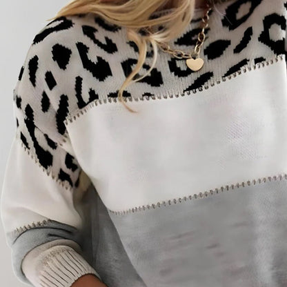 Julieta™ | Pull décontracté avec imprimé léopard