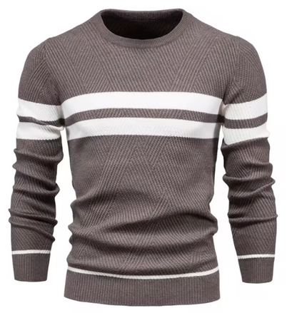 MIRAVO | Pull élégant pour homme avec motif à chevrons