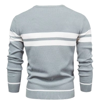 MIRAVO | Pull élégant pour homme avec motif à chevrons