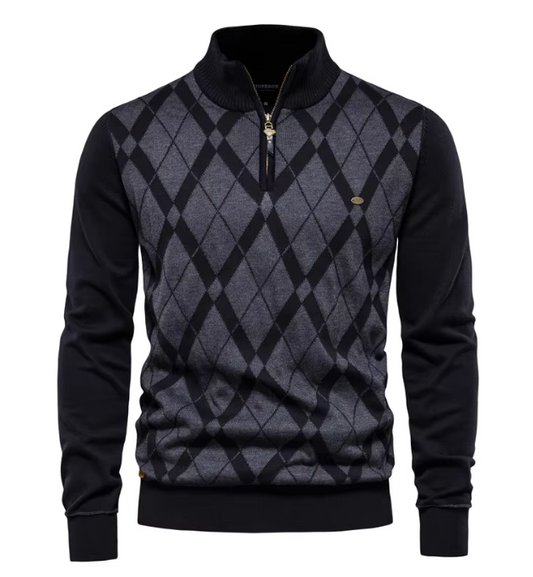 MIRAVO | Pull Homme avec Demi-Zip