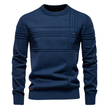 MIRAVO | Pull élégant pour homme avec design à carreaux