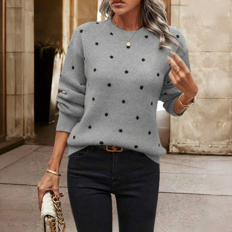 Carolina™ | Pull en Tricot à Pois