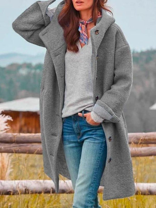 Isabelle | Élégante longue manteau d'hiver