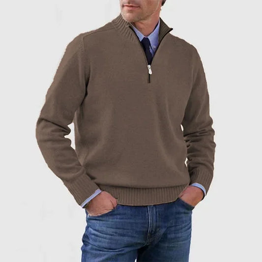 Howard™ | Pull raffiné avec demi-zip