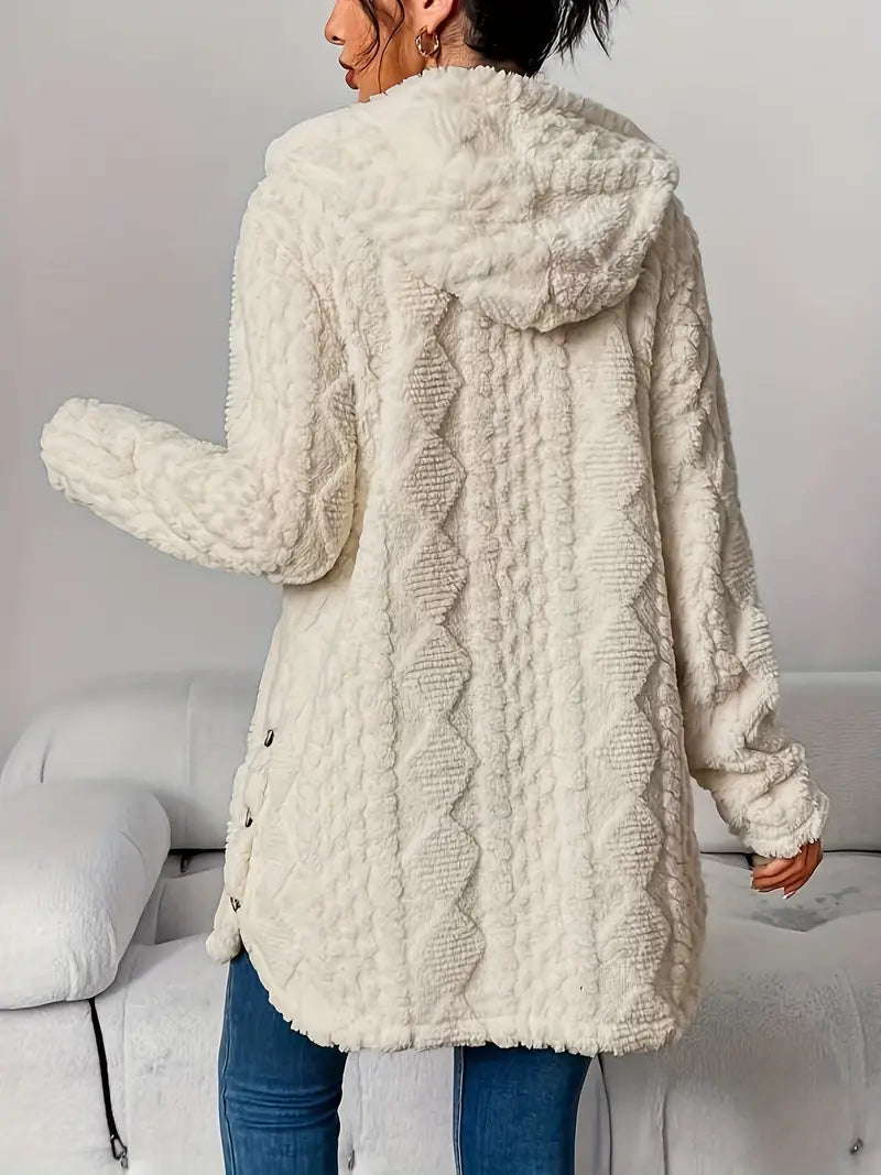 Amalia™ | Cardigan douillet avec capuche