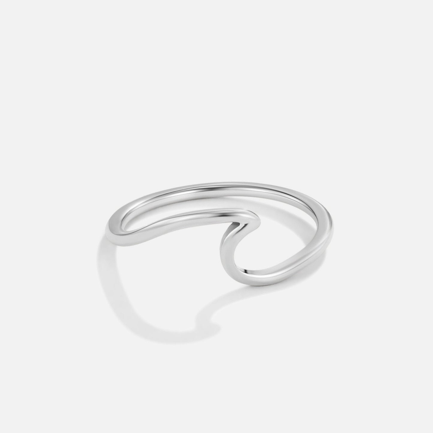Bague en Argent Imari Vague