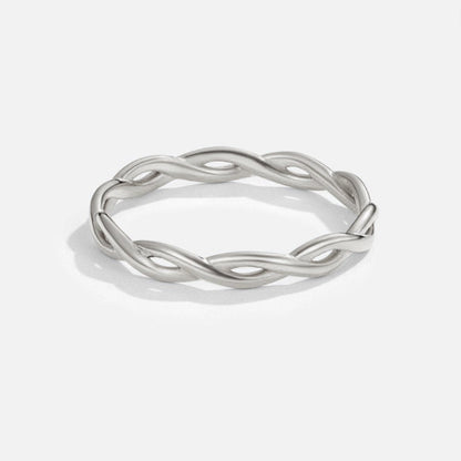 Bague rotative en argent 18K Infinity