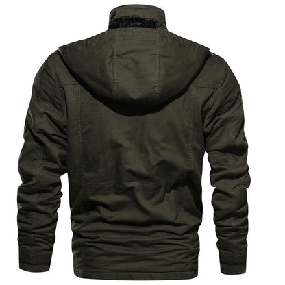 Laurens™ | Veste pour Homme Élégante et Confortable avec Capuche Amovible