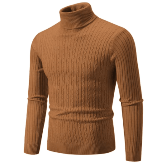 Milan | Pull Col Roulé Élégant en Tricot