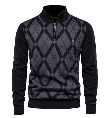 Sander | Pull pour homme à demi-zip