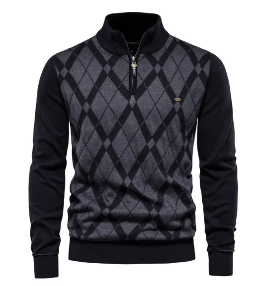 Sander | Pull pour homme à demi-zip