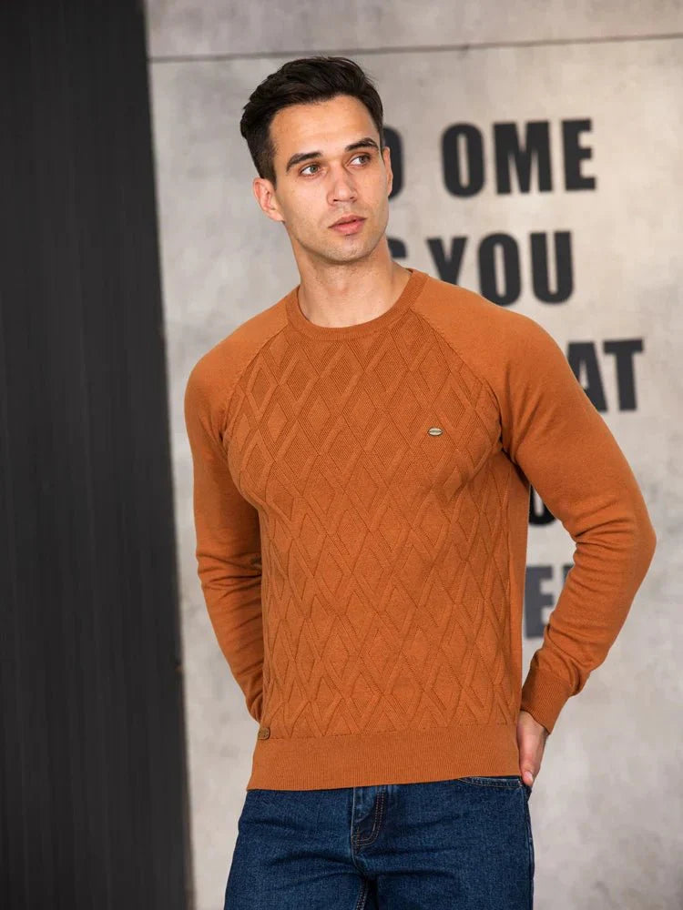 Daniel | Pull pour hommes avec design à carreaux