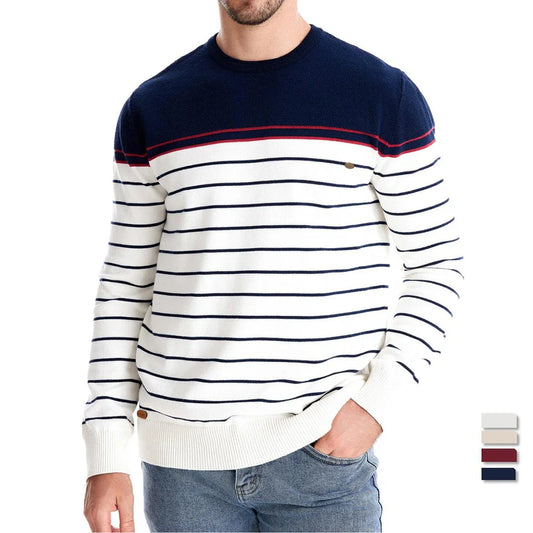 Sebastian | Pull pour Homme avec Design Rayé