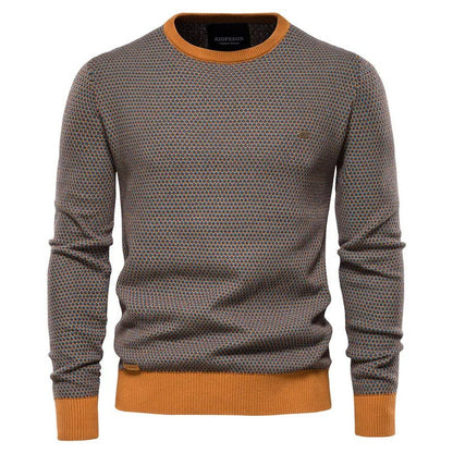 Julius | Pull pour homme avec motif en losanges