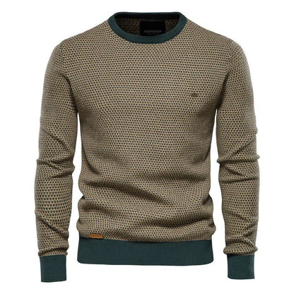 Julius | Pull pour homme avec motif en losanges